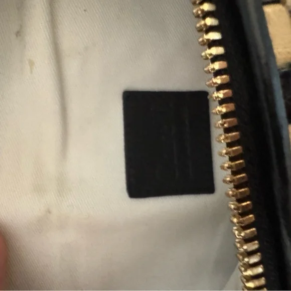 CLARE V black and cream woven checker fanny pack - Picture 8 of 9